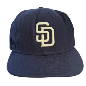 MLB New Era 9fifty San Diego Padres Official On-Field Baseball Cap Size 7 3/8